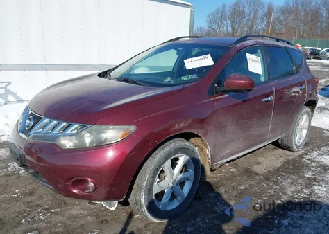 2010 Nissan Murano Sl z USA, uszkodzony, nr VIN JN8AZ1MWXAW104335